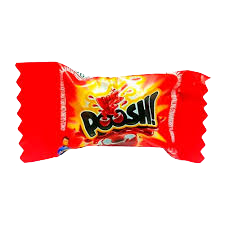 CHICLE POOSH SABOR FRESA 4 GR