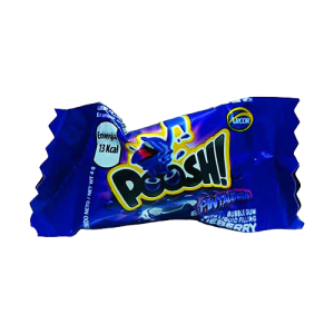 CHICLE POOSH SABOR MORA AZUL 4 GR