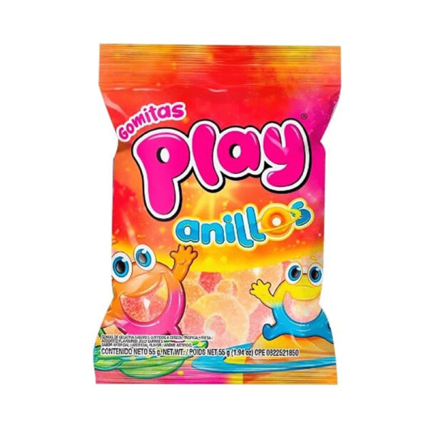 GOMITAS PLAY ANILLOS 55GR