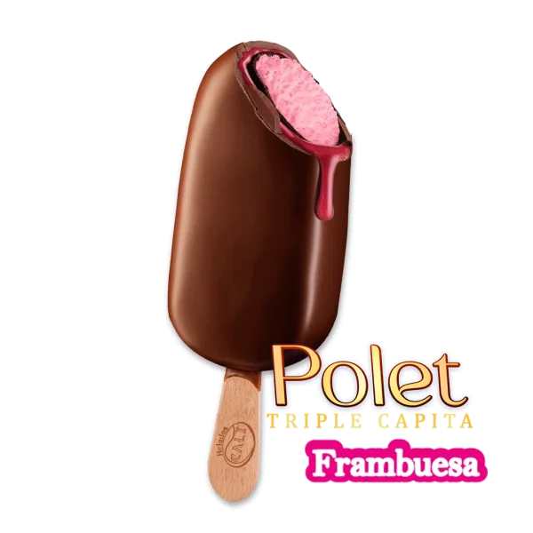 HELADO  POLET TRIPLE CAPITA FRAMBUESA