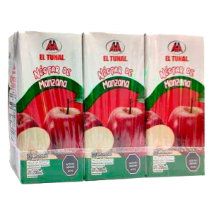 JUGO TRIPACK EL TUNAL MANZANA 200ML