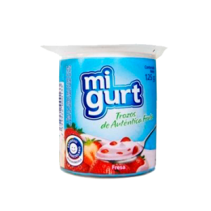MI GURT TROZOS DE FRESA 125GR