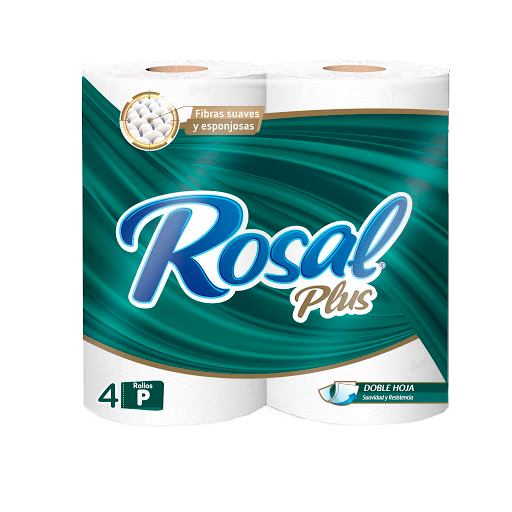 PAPEL HIGIENICO ROSAL PLUS VERDE CONT 4