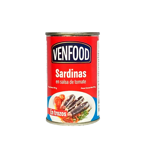SARDINA EN SALSA DE TOMATE VENPORT 170G R